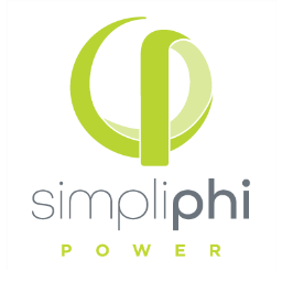 A logo of the company simpliphi power.