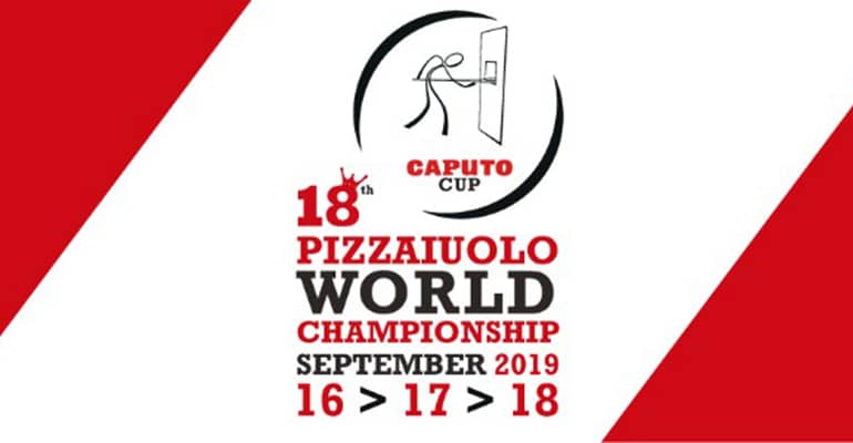 A poster of the 1 8 th world championship in pizza