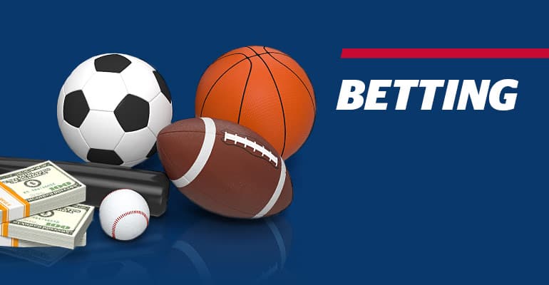 Sports balls and cash with "Betting" text.
